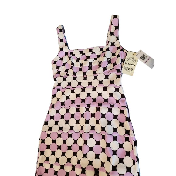 Sangria Mod Style Mini Dress NWT - Picture 2 of 7